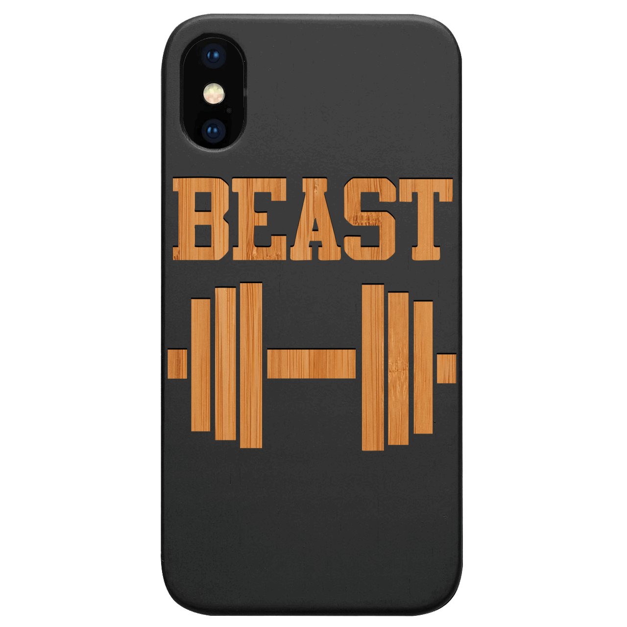 Beast - Engraved Wood Phone Case