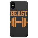 Beast - Engraved Wood Phone Case