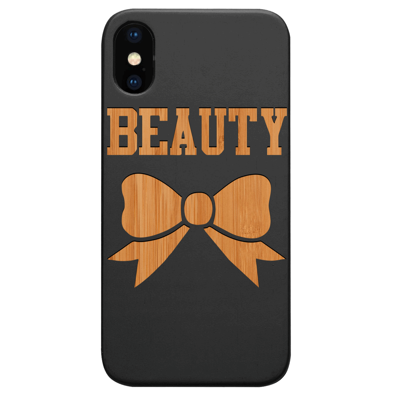 Beauty - Engraved Wood Phone Case