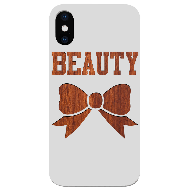 Beauty - Engraved Wood Phone Case