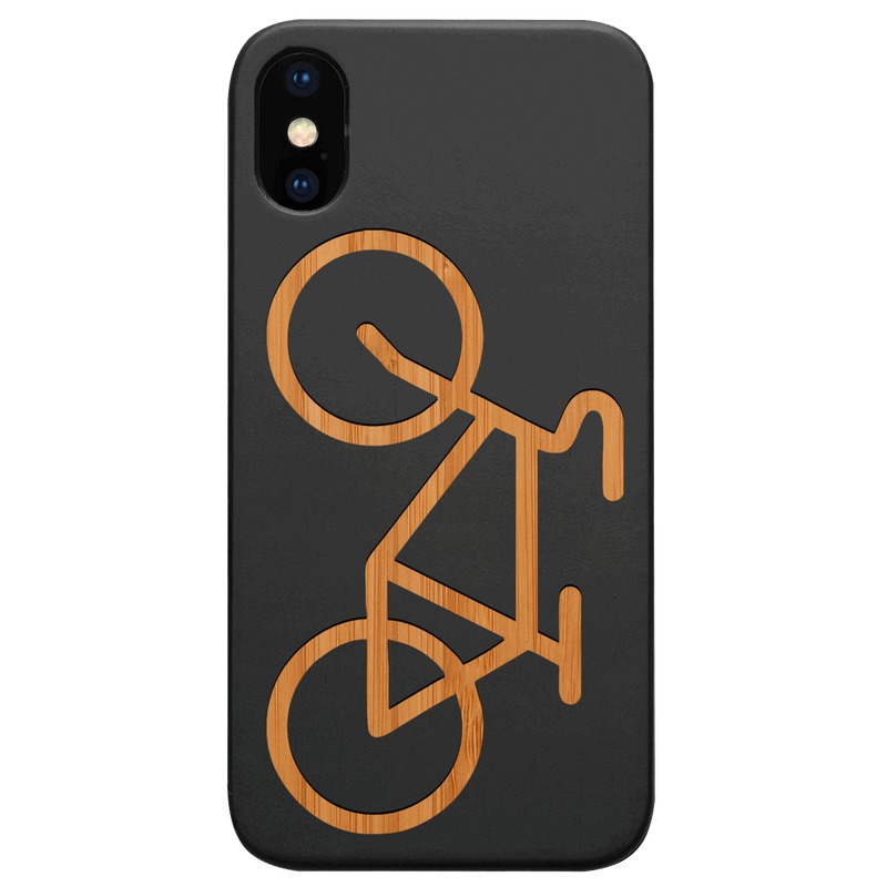 Bicycle - Engraved Wood Phone Case