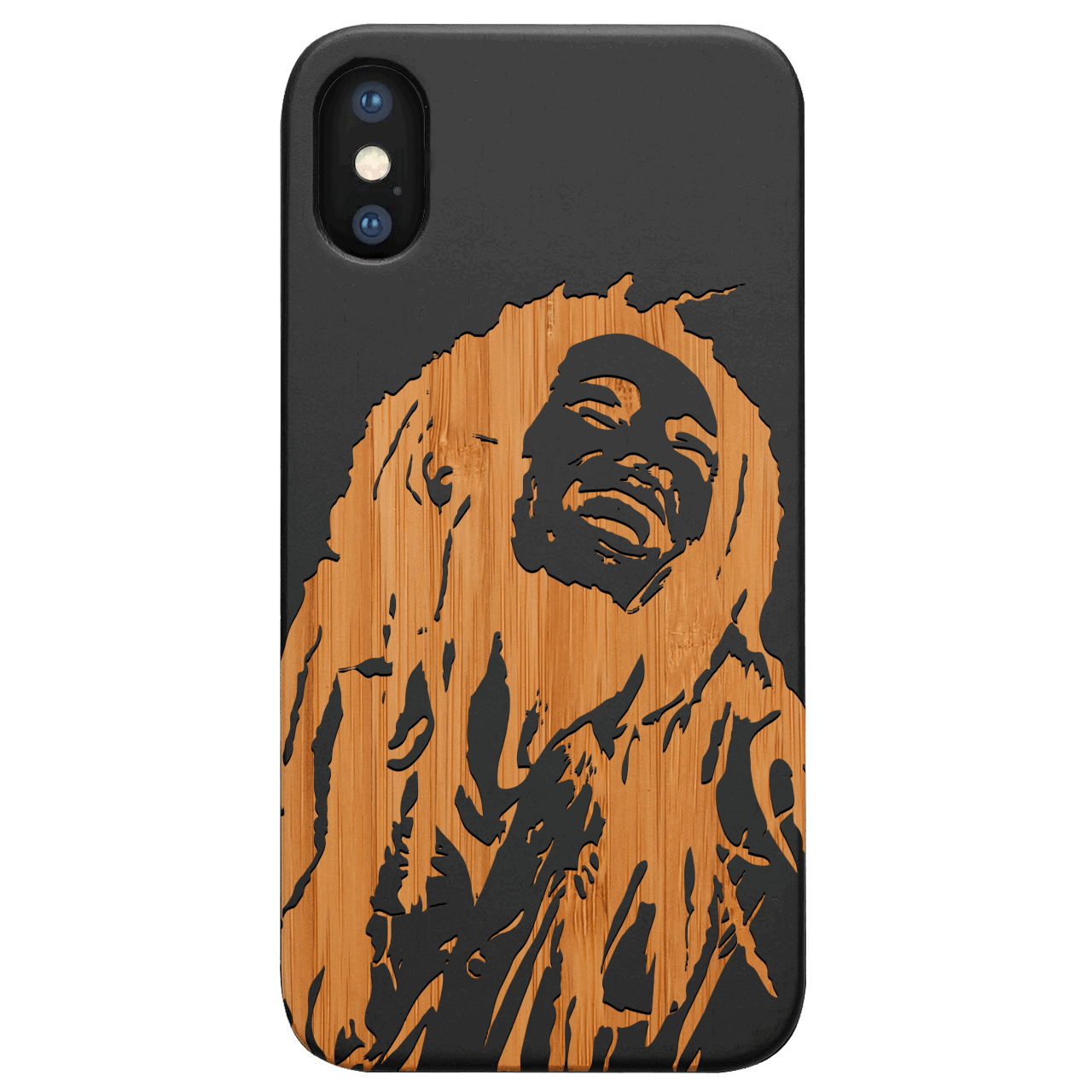 Bob Marley 1 - Engraved Wood Phone Case
