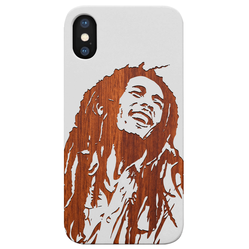 Bob Marley 1 - Engraved Wood Phone Case