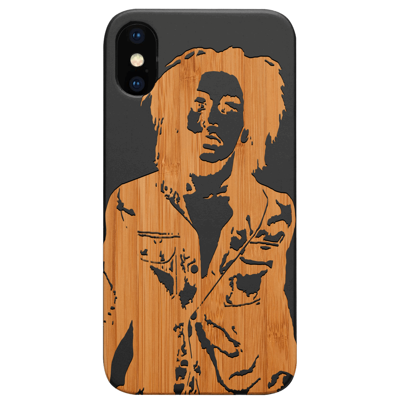 Bob Marley 2 - Engraved Wood Phone Case