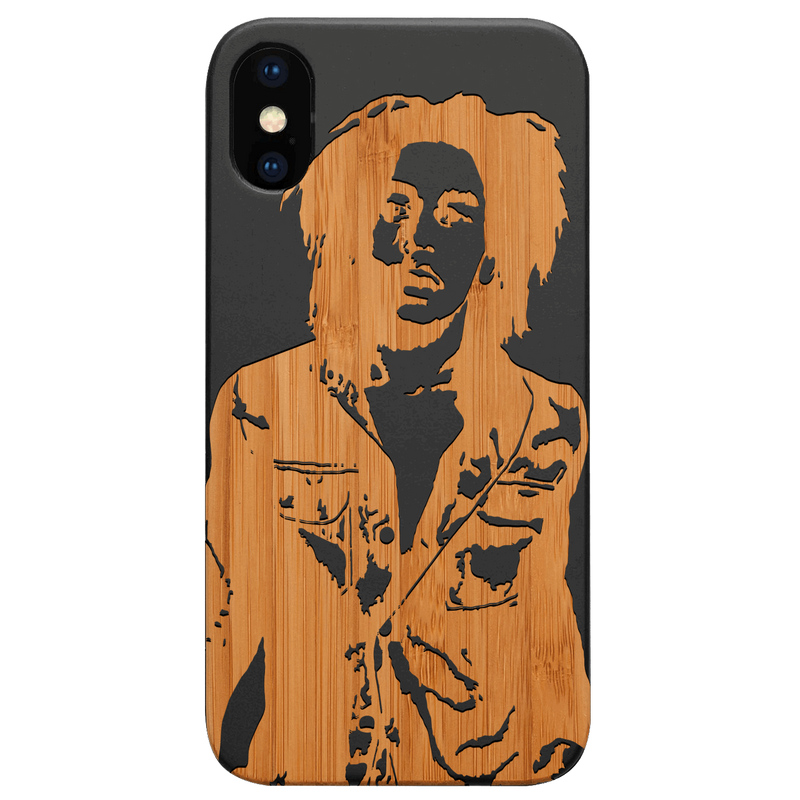 Bob Marley 2 - Engraved Wood Phone Case