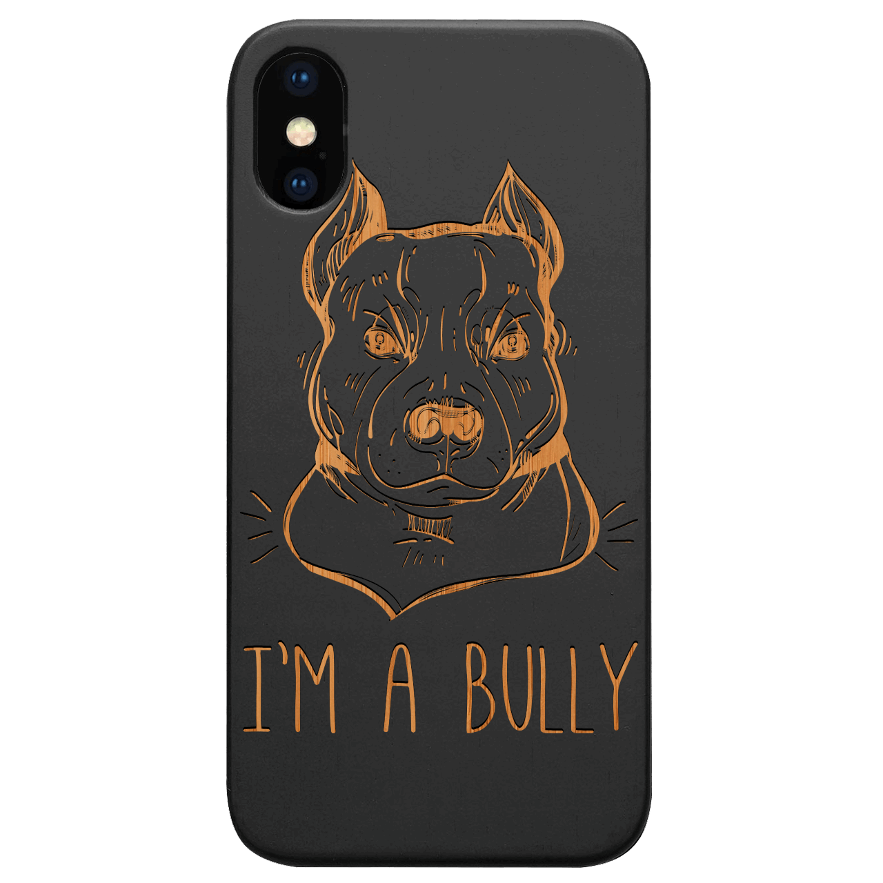Bully - Engraved Wood Phone Case