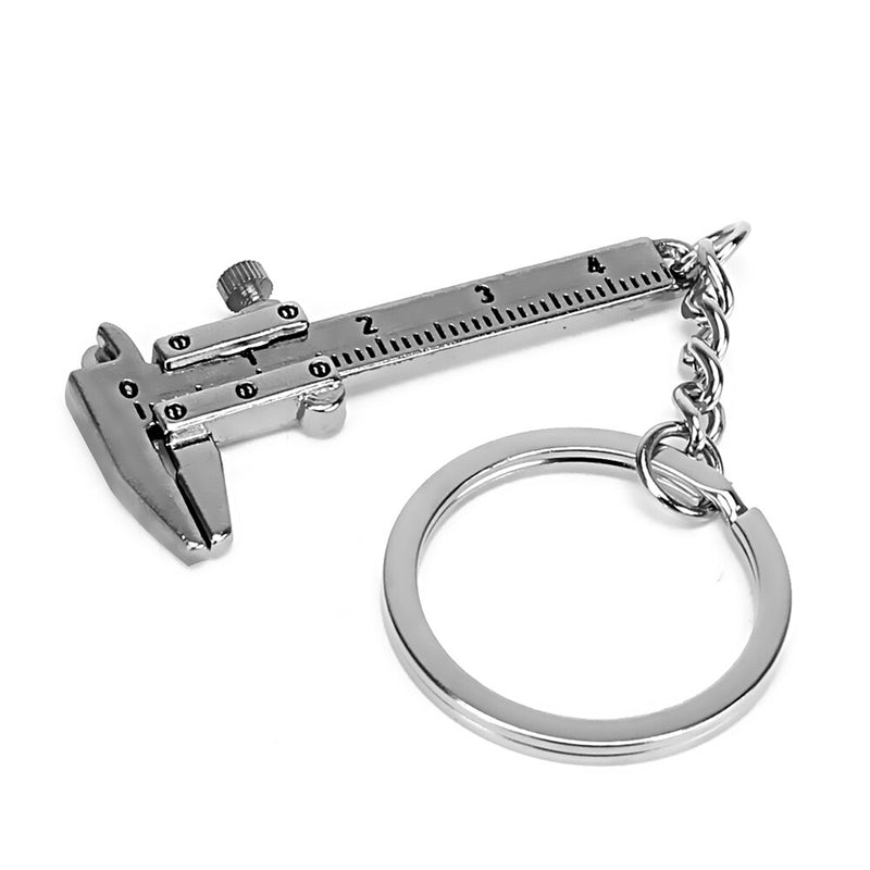 FORAUTO Wrench Keychain Stainless Steel Car Key Ring High-grade Simulation Spanner Key Chain keyring Keyfob Tools Novelty