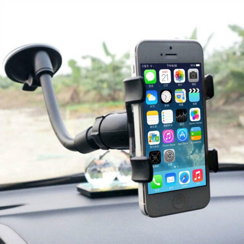 Lazy Non-slip Windshield Car Mount Holder Bracket for GPS Mobile Phone