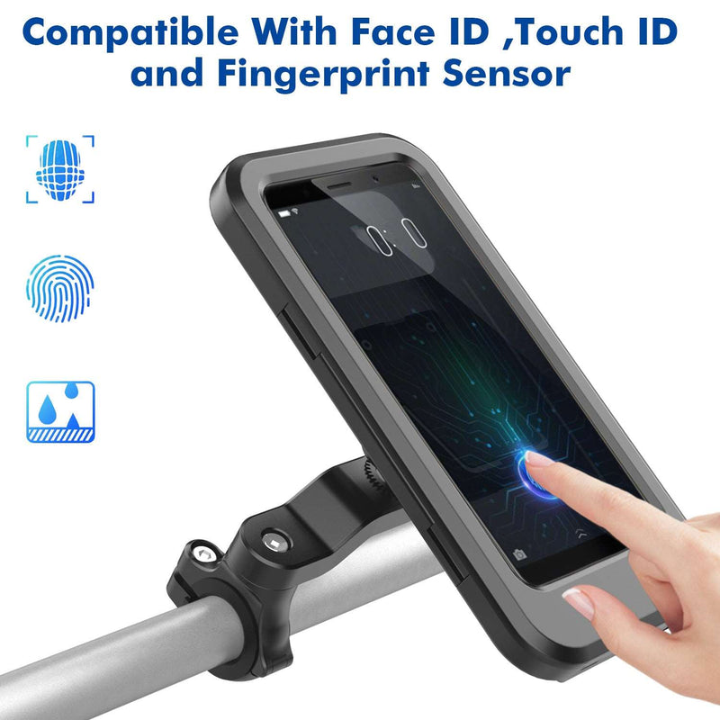 Bicycle Phone Holder Touch Screen Bag Electric Motorcycle Waterproof Navigation Holder Riding Equipment