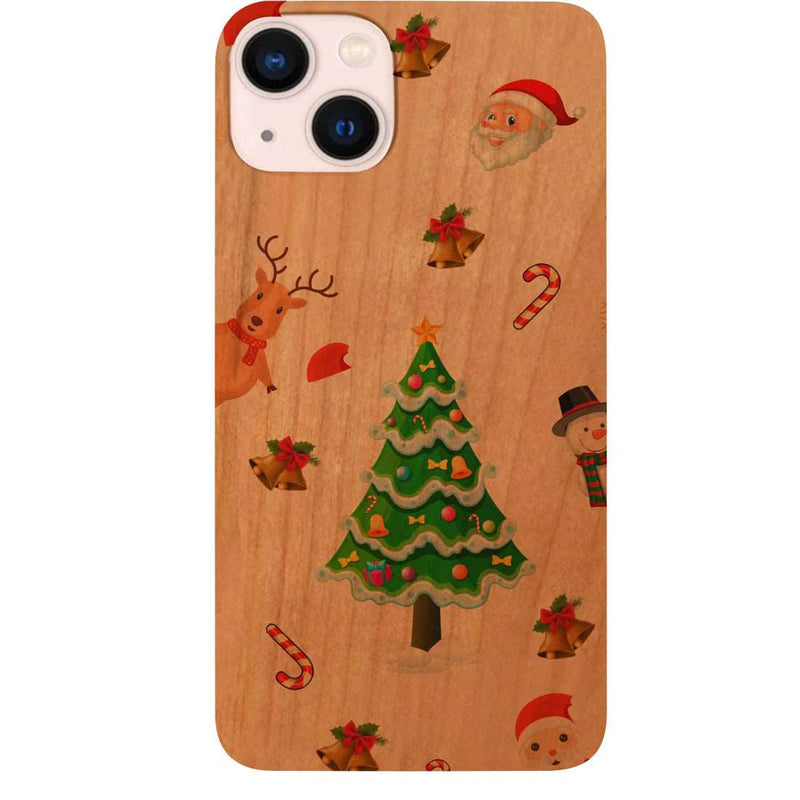 Christmas Tree - UV Color Printed Wood Phone Case