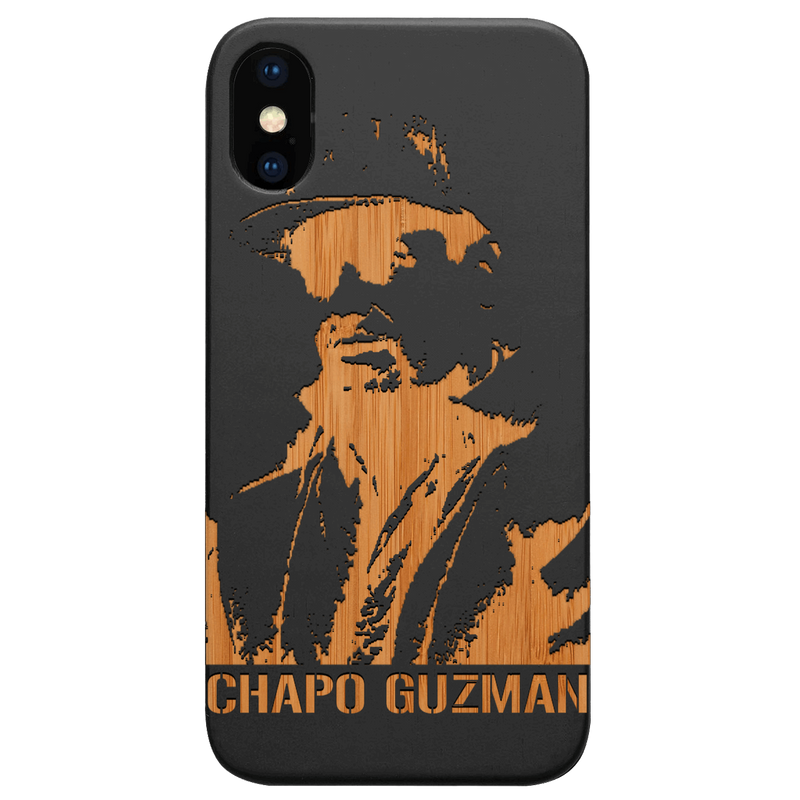 Chapo Guzman - Engraved Wood Phone Case