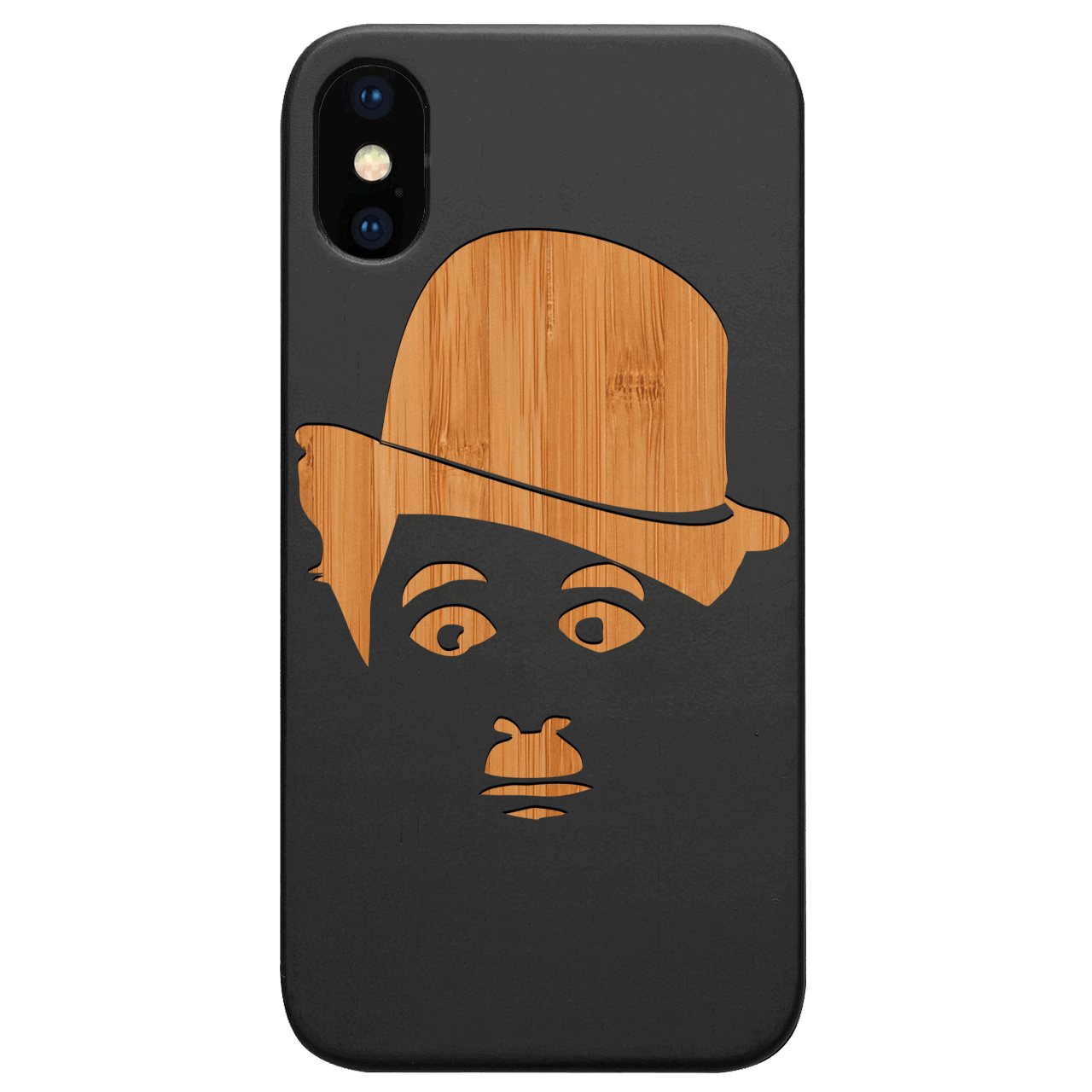 Charlie Chaplin 1 - Engraved Wood Phone Case