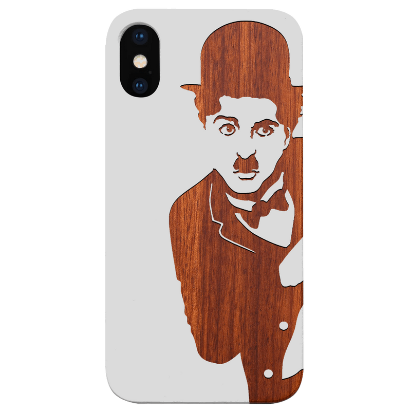 Charlie Chaplin 2 - Engraved Wood Phone Case