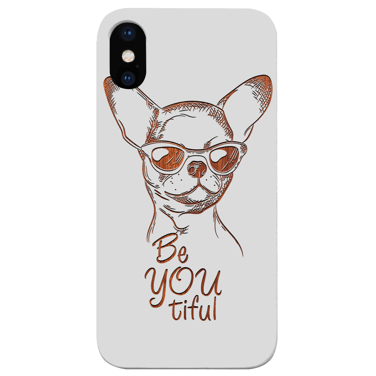 Chihuahua - Engraved Wood Phone Case