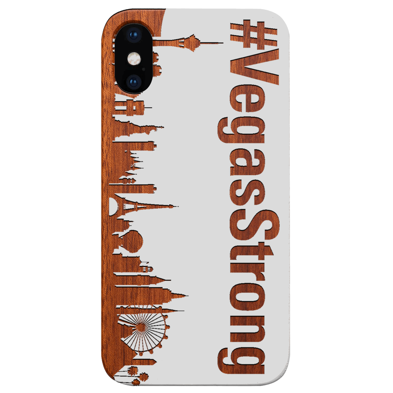 City Vegas 2 - Engraved Wood Phone Case