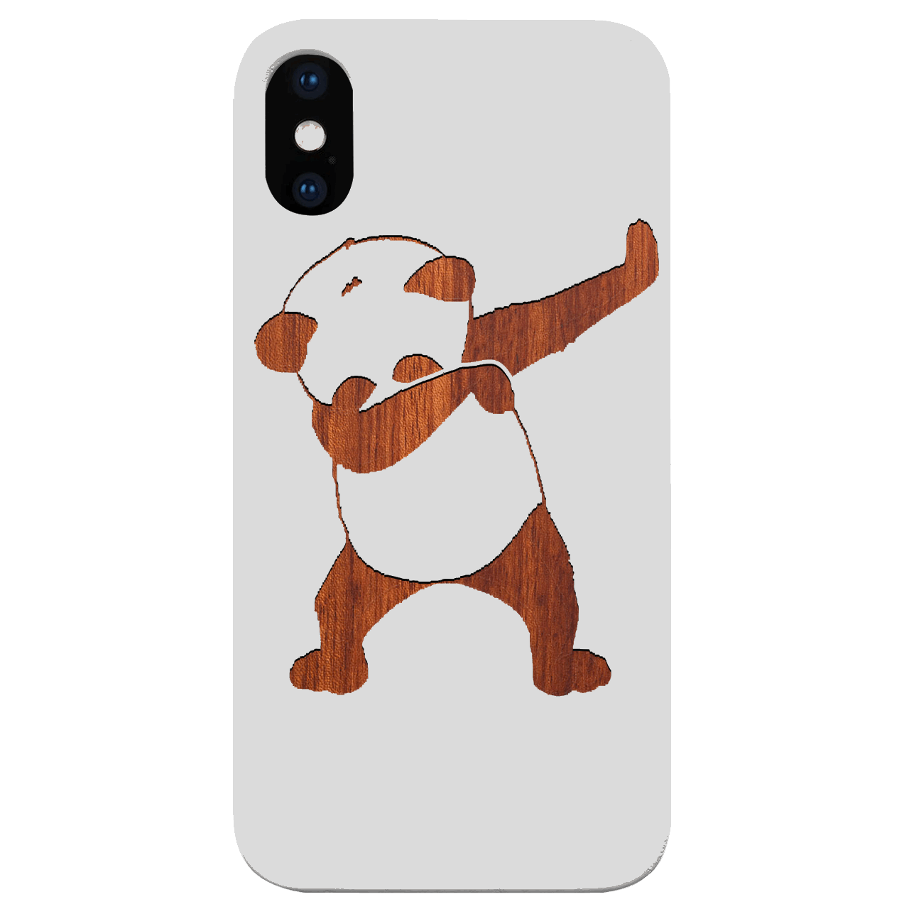 Cool Panda - Engraved Wood Phone Case