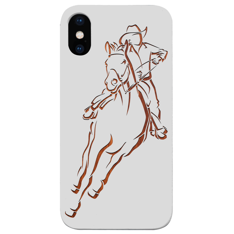 Cowboy 4 - Engraved Wood Phone Case