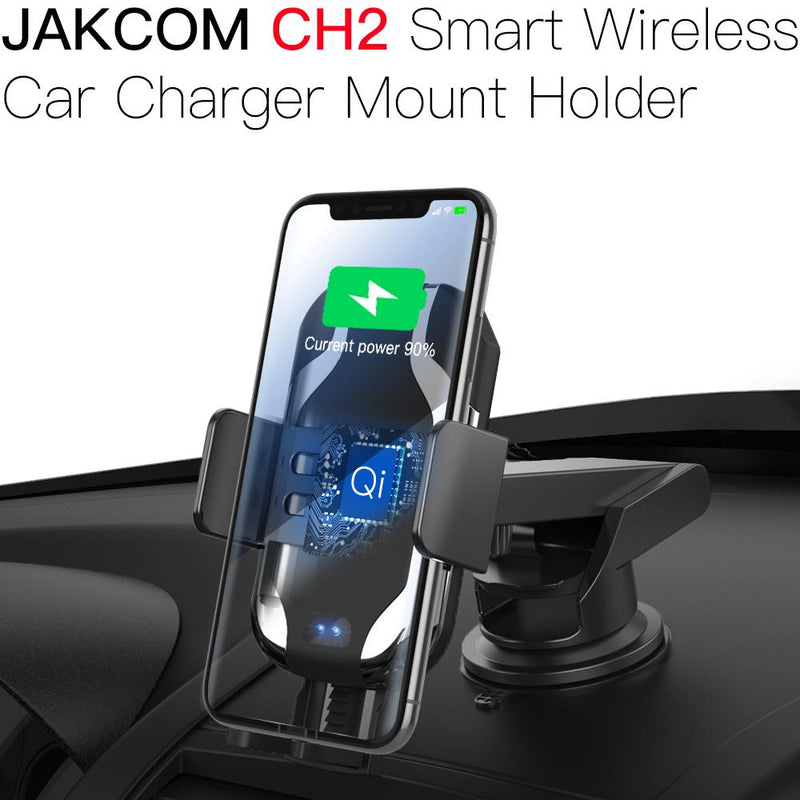 JAKCOM CH2 Smart Wireless Car Charger Holder Hot Sale in Holders As Qi Fast Charging with LED Indicator Holder Accessories