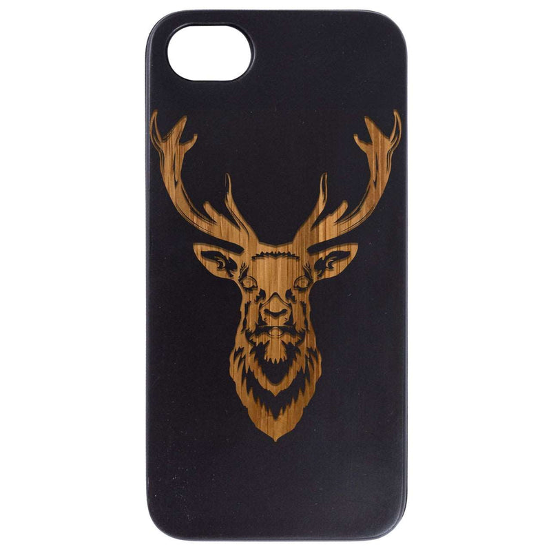 Deer 2 - Engraved Wood Phone Case