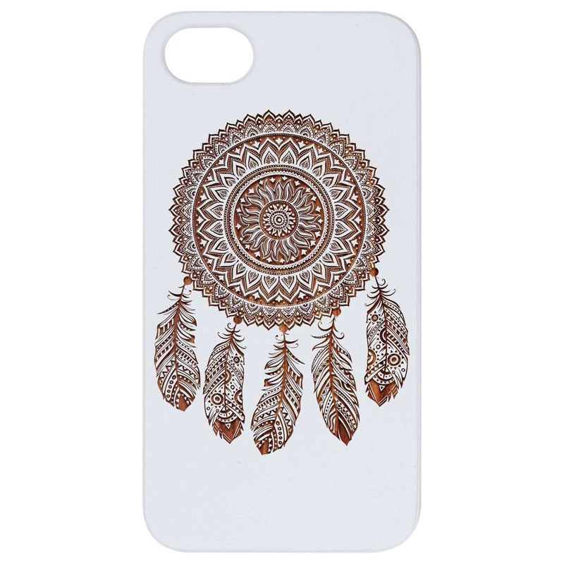 Dream Catcher 1 - Engraved Wood Phone Case