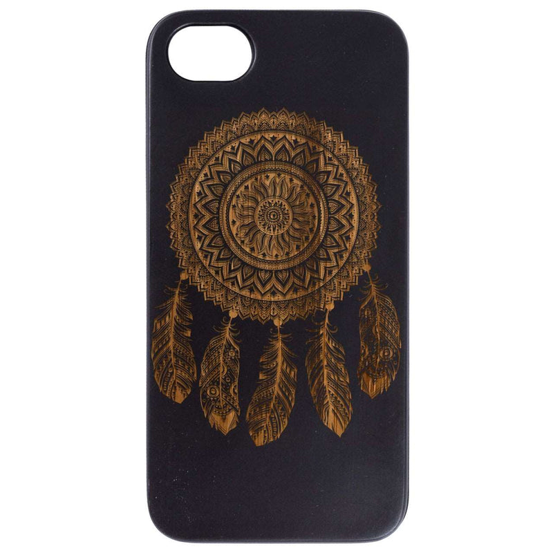 Dream Catcher 1 - Engraved Wood Phone Case