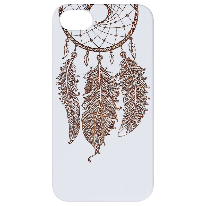 Dream Catcher 3 - Engraved Wood Phone Case