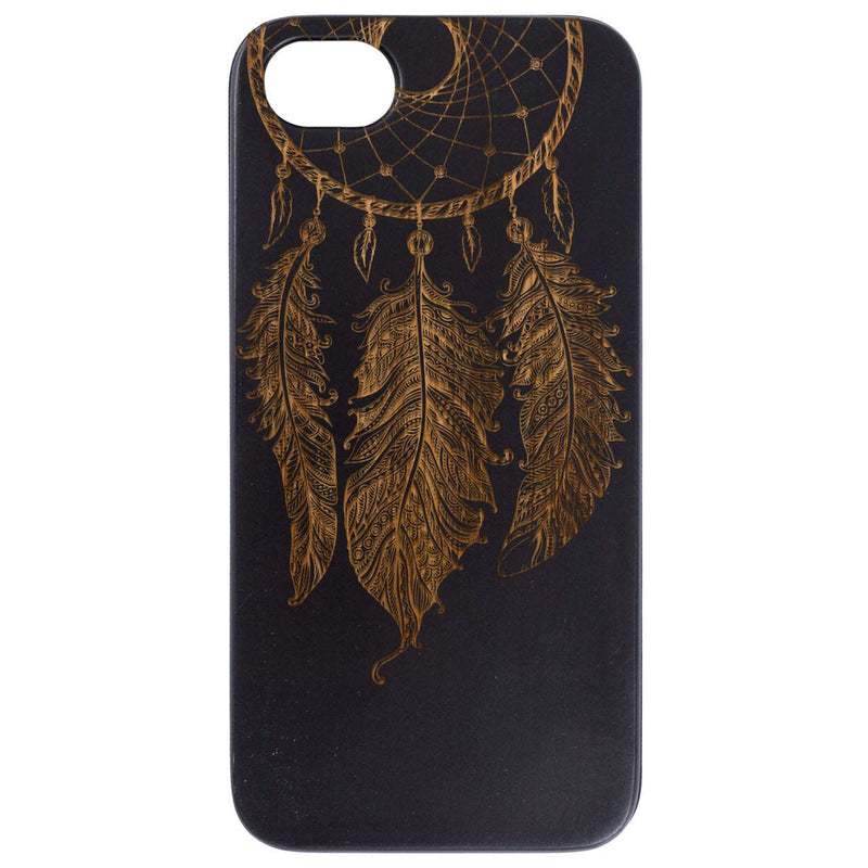 Dream Catcher 3 - Engraved Wood Phone Case