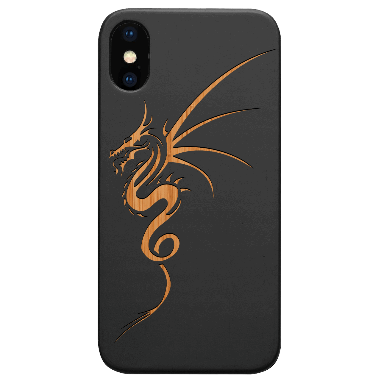 Dragon 1 - Engraved Wood Phone Case