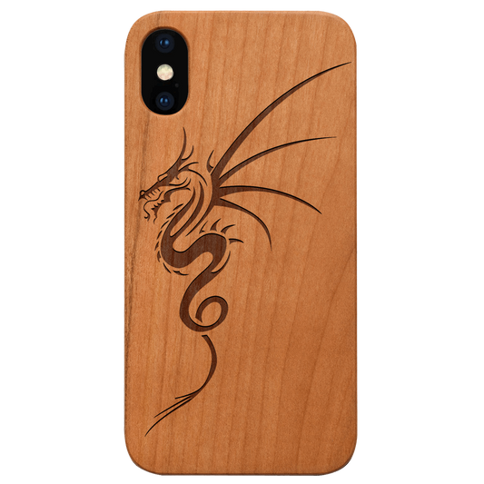 Dragon 1 - Engraved Wood Phone Case