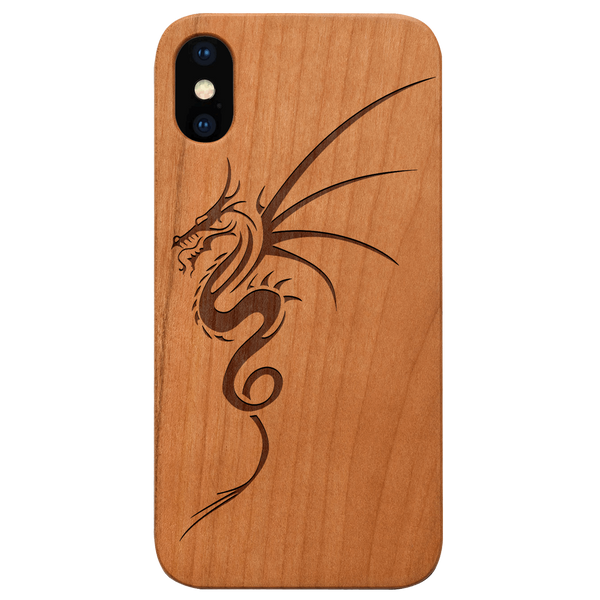 Dragon 1 - Engraved Wood Phone Case
