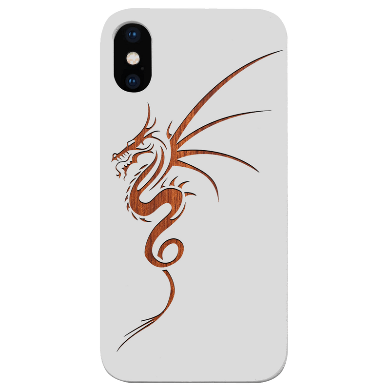 Dragon 1 - Engraved Wood Phone Case