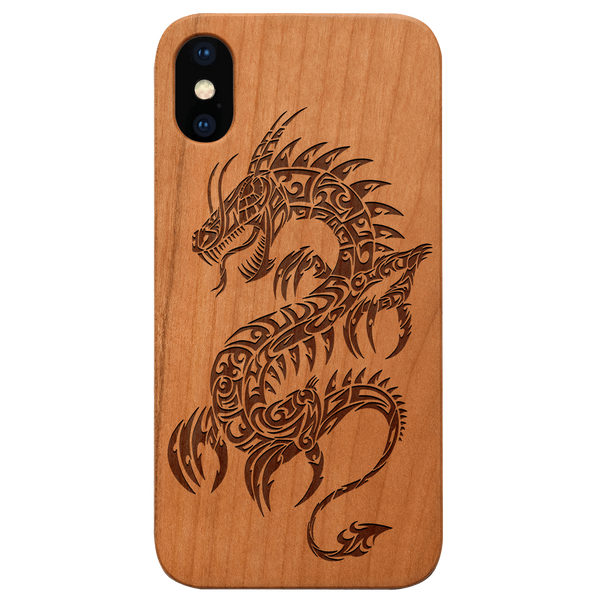 Dragon 2 - Engraved Wood Phone Case