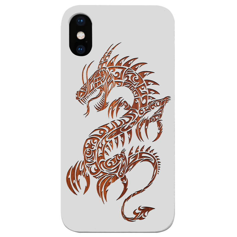 Dragon 2 - Engraved Wood Phone Case