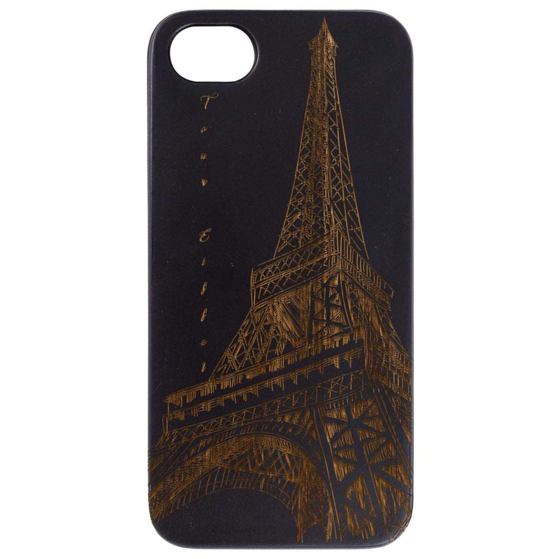 Eiffel Tower - Engraved Wood Phone Case