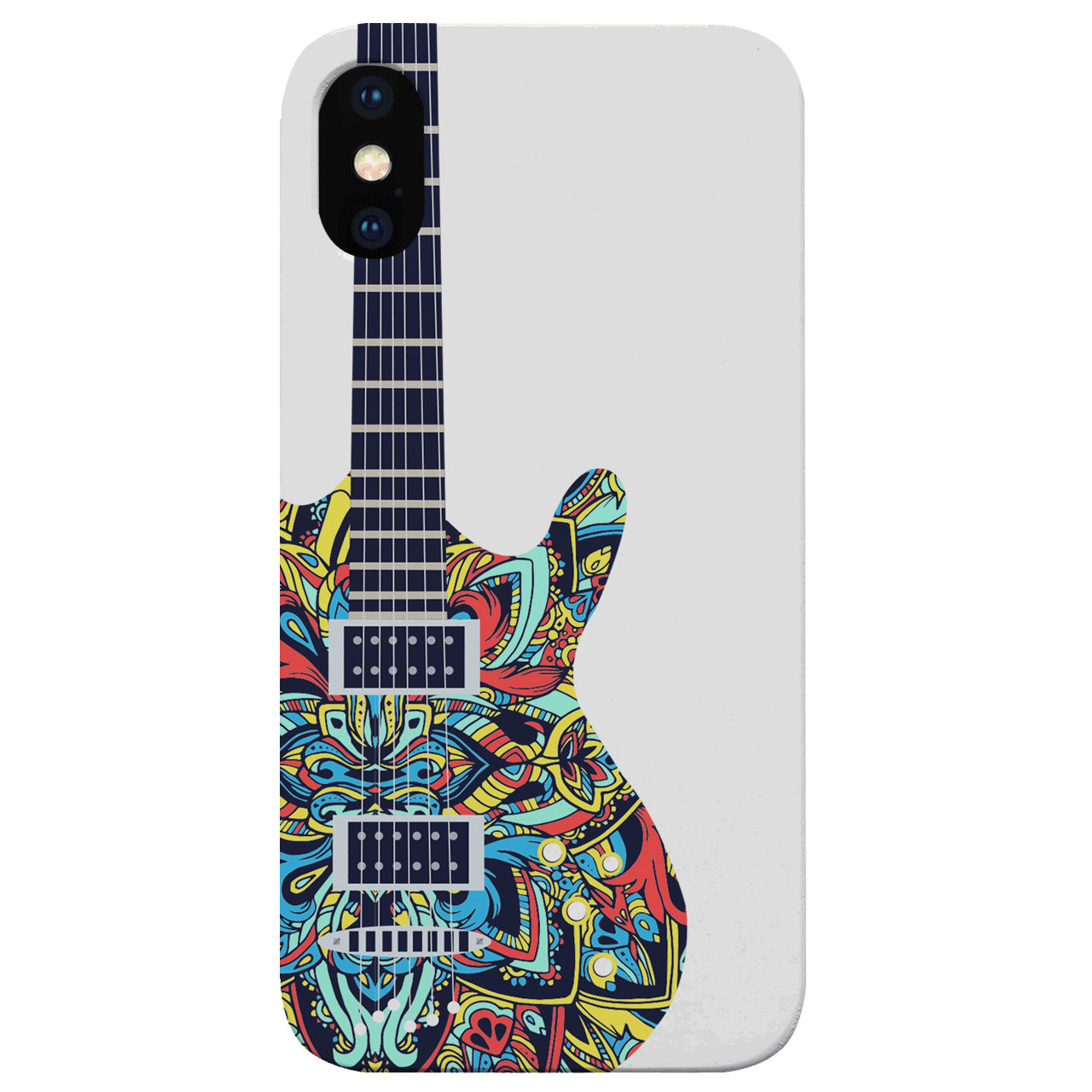 Electric Guitar - UV Color Printed Wood Phone Case