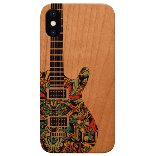 Electric Guitar - UV Color Printed Wood Phone Case
