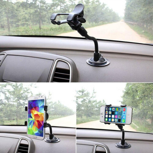 Lazy Non-slip Windshield Car Mount Holder Bracket for GPS Mobile Phone