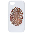 Fingerprint - Engraved Wood Phone Case