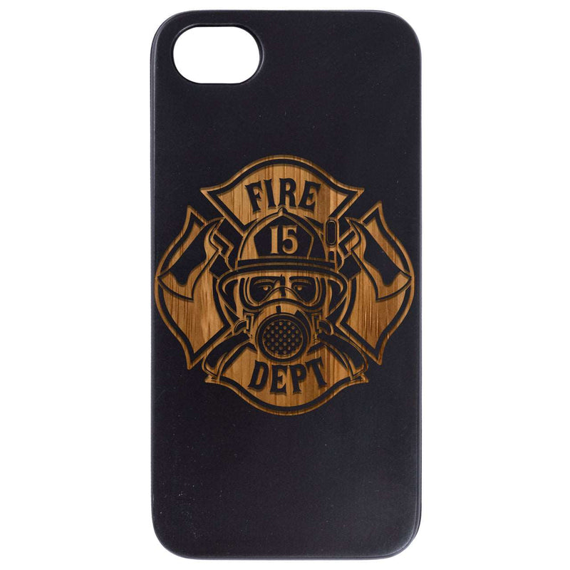 Fire Department - Engraved Wood Phone Case