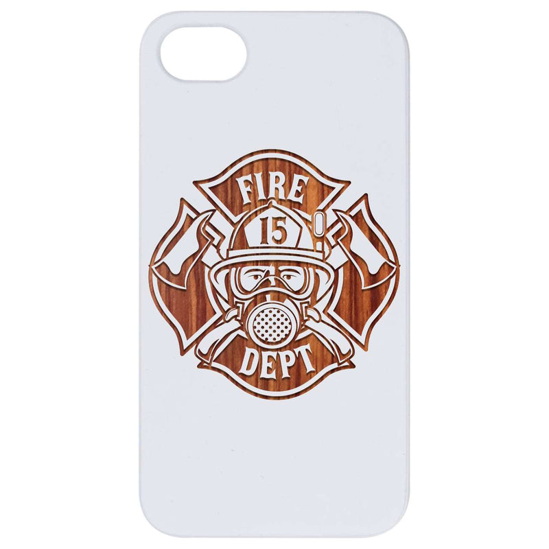 Fire Department - Engraved Wood Phone Case