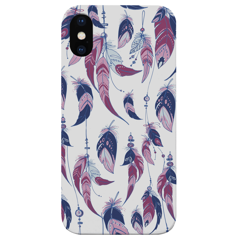 Feathers - UV Color Printed Wood Phone Case