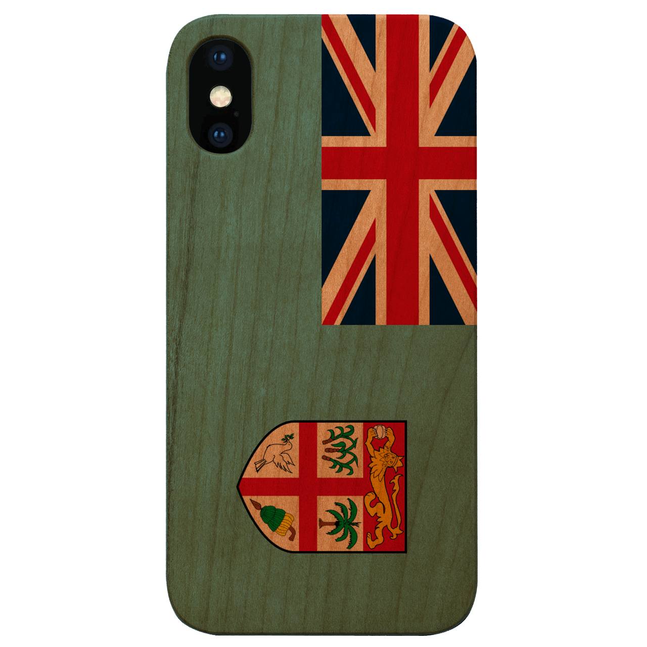 Flag Fiji - UV Color Printed Wood Phone Case