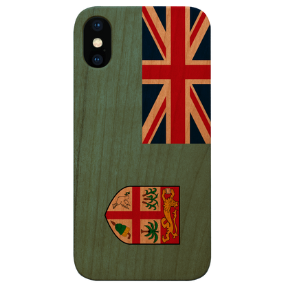 Flag Fiji - UV Color Printed Wood Phone Case