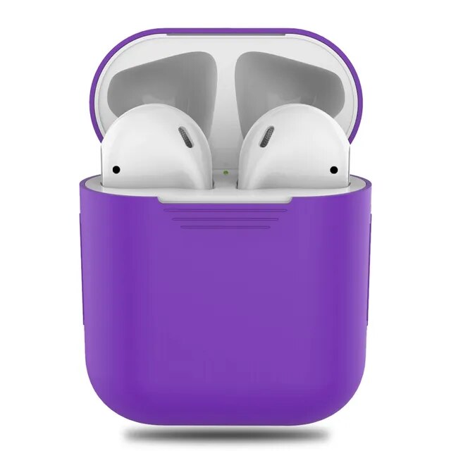 Funda de silicona suave para Apple Airpods funda a prueba de golpes para Apple AirPods auriculares fundas Ultra Thin Air Pods Protector funda