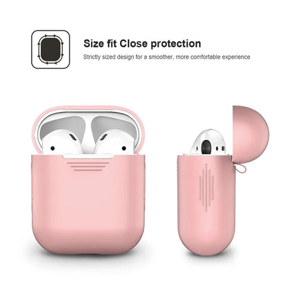 Funda de silicona suave para Apple Airpods funda a prueba de golpes para Apple AirPods auriculares fundas Ultra Thin Air Pods Protector funda