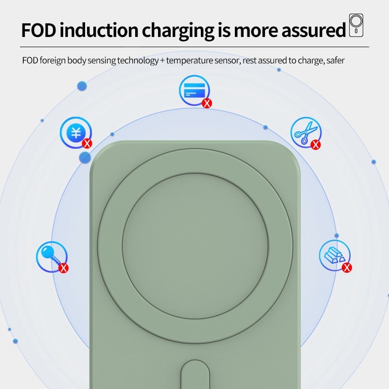 Magnetic Car Wireless Charger Mount Air Vent Phone Stand