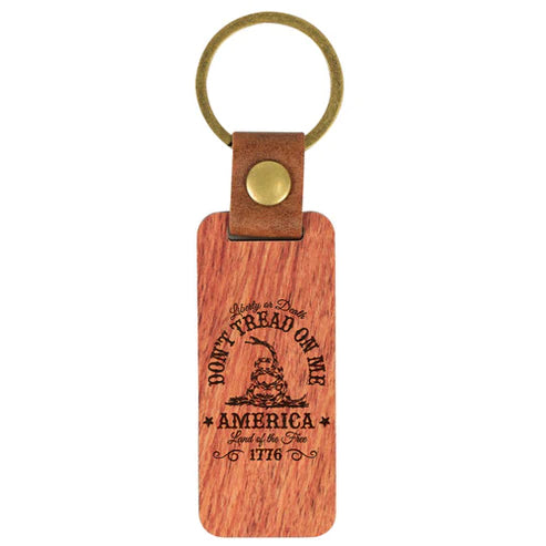 America 1776 - Wood Keychain