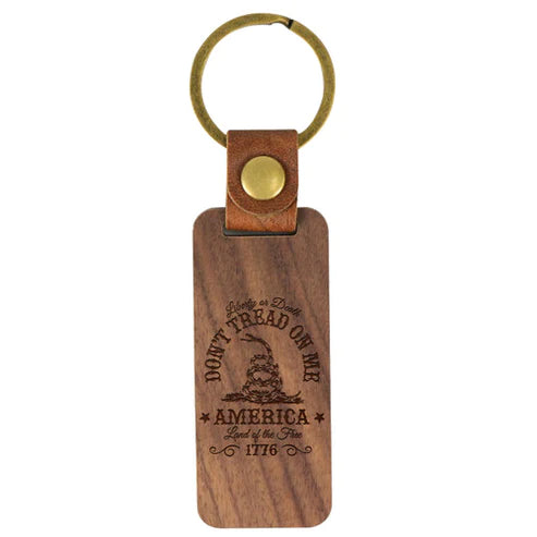 America 1776 - Wood Keychain