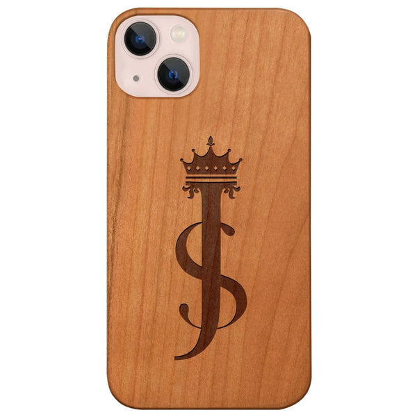 Monogram Personalize Initial Wood Phone Case - Customized Gift