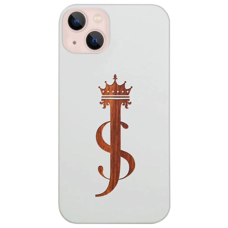 Monogram Personalize Initial Wood Phone Case - Customized Gift